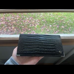 Dunhill London Faux Alligator Leather Wallet